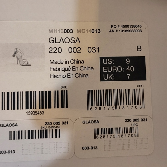 Aldo Glaosa Strappy Heel Sandals in Cognac Brown sz 9 - Picture 9 of 9